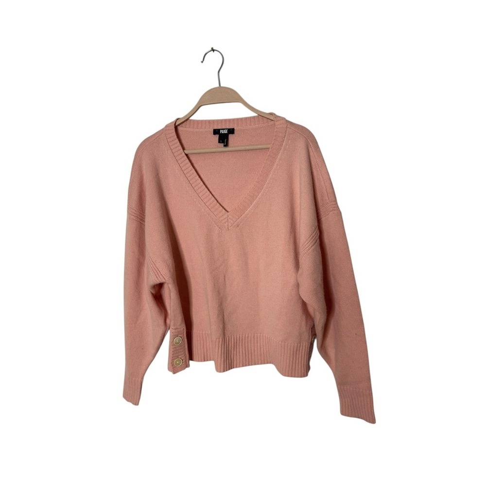 Paige‎ SKYE WOOL BLEND SWEATER Petal Dust size small pink